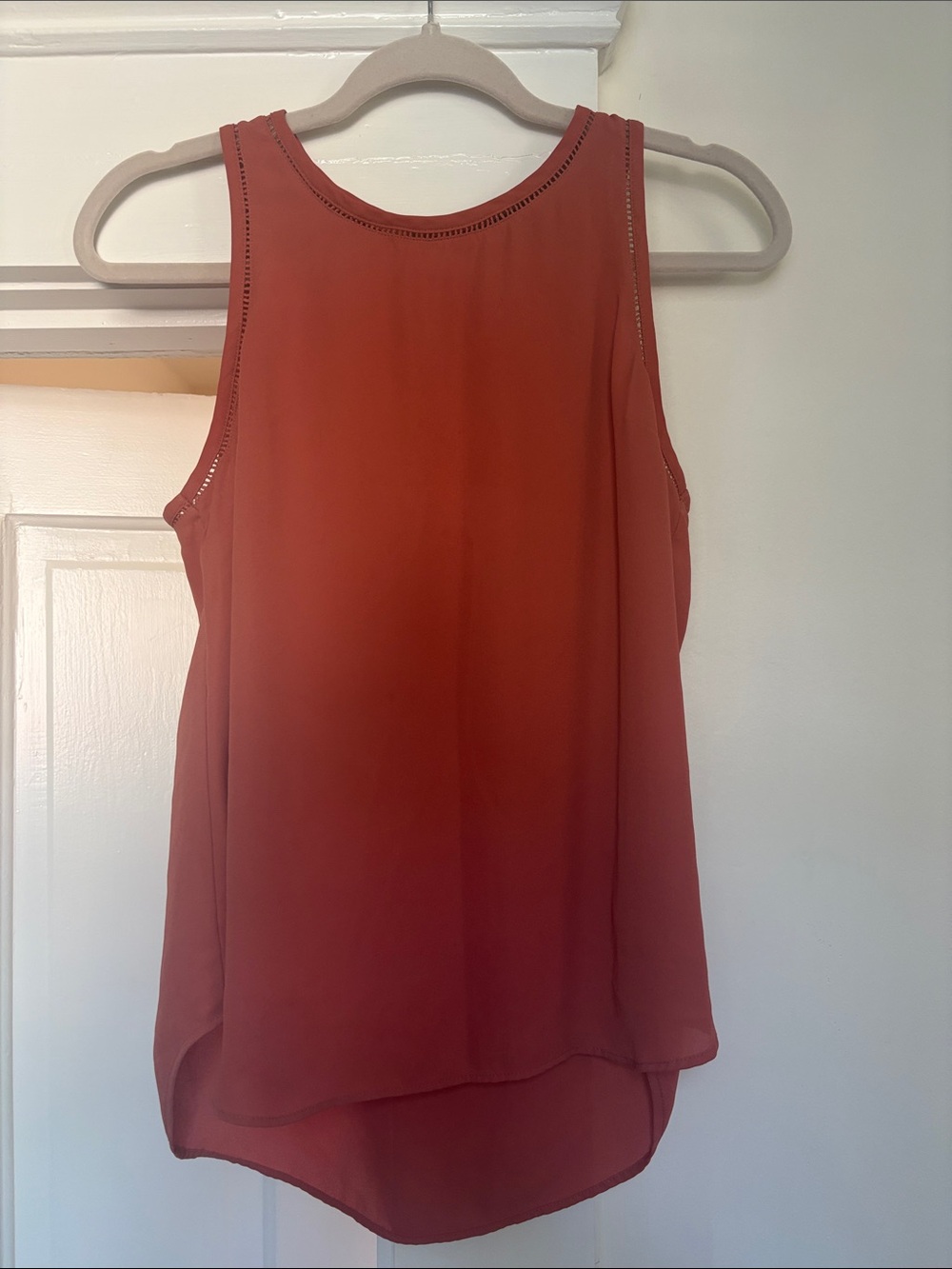 J. Crew Rust Sleeveless Tank